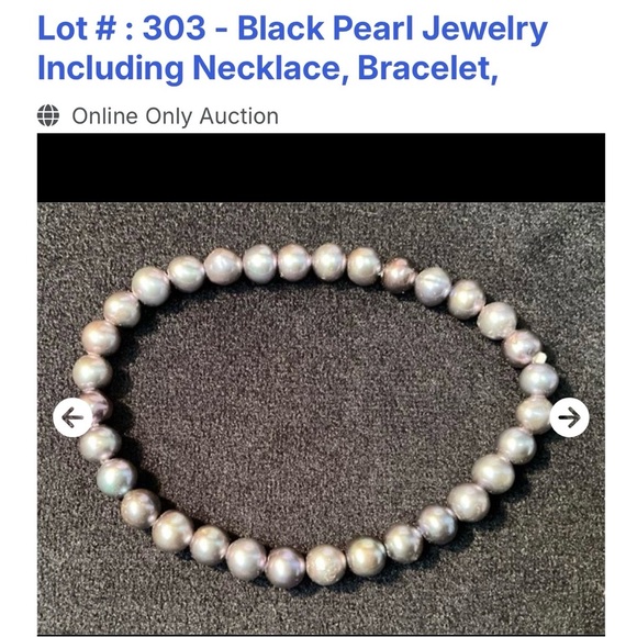 Black Pearl Jewelry Set - Picture 9 of 11